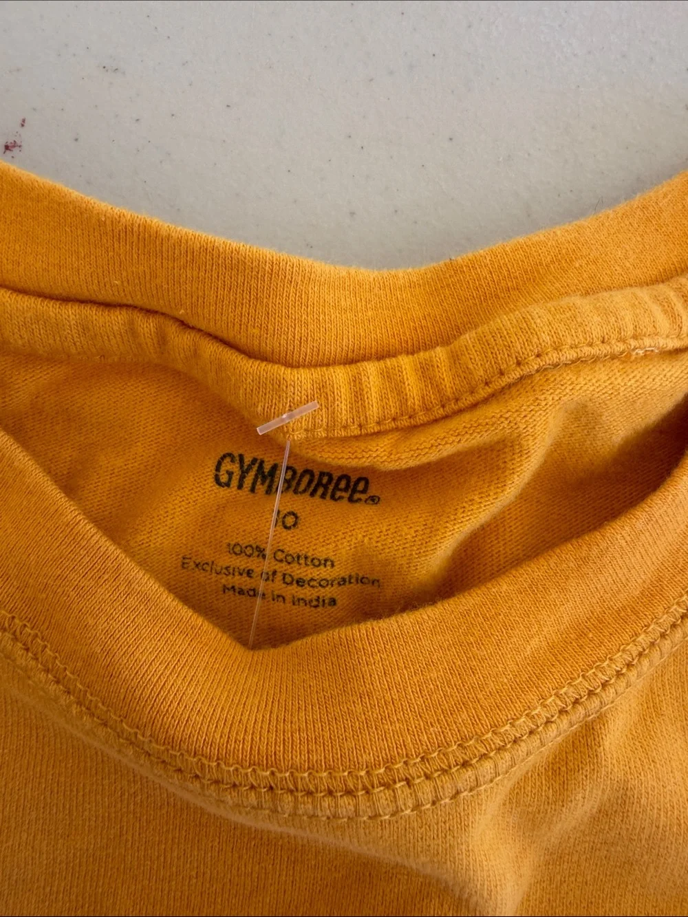 Gymboree Mustard & Black 'Rock Out' Layered-Look Long Sleeve Tee